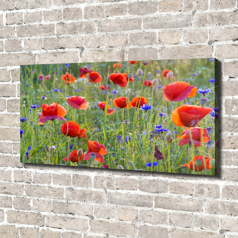 Field Flowers - Wrapped Canvas Print