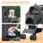 Folding Pet Stroller, Foldable Dog Jogger Stroller with Detachable Carrier, Basket and Cup Holder-108993574