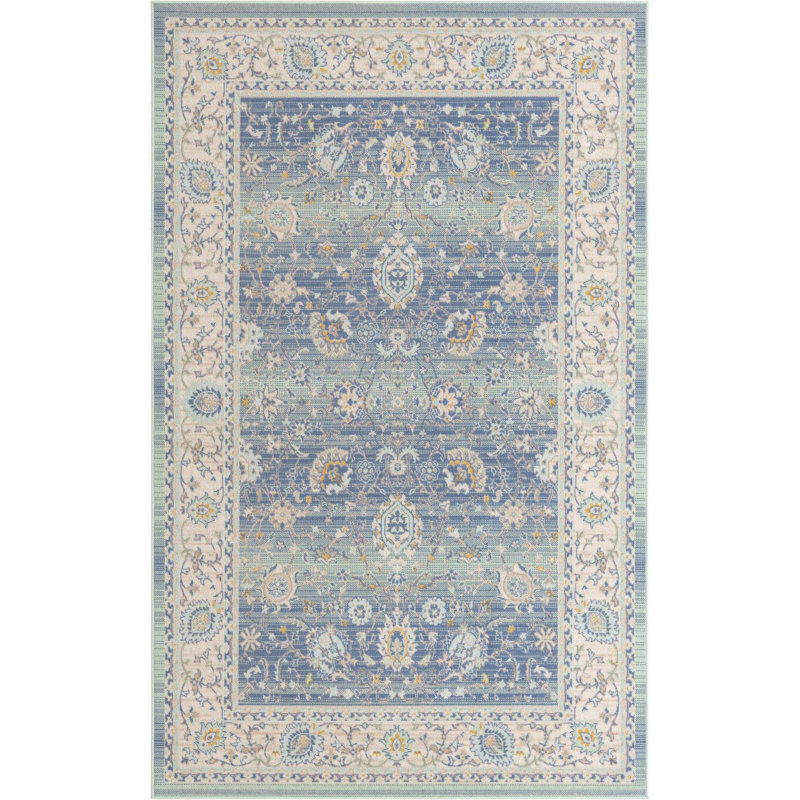 Hillen Oriental Indoor Rug, Rectangle 4'1" x 6'1"