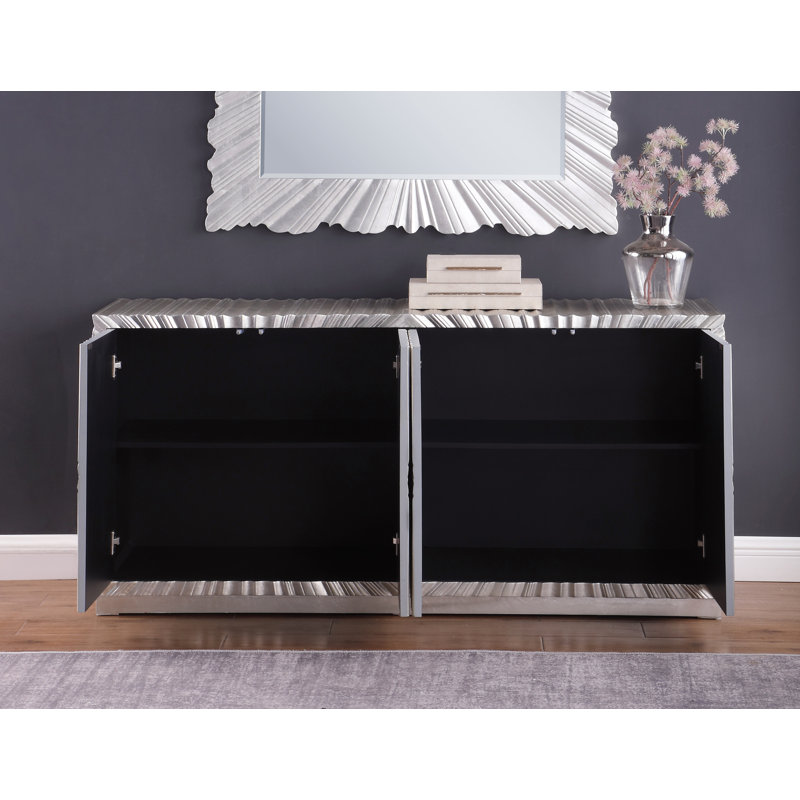 Anni 66'' Sideboard, Silver
