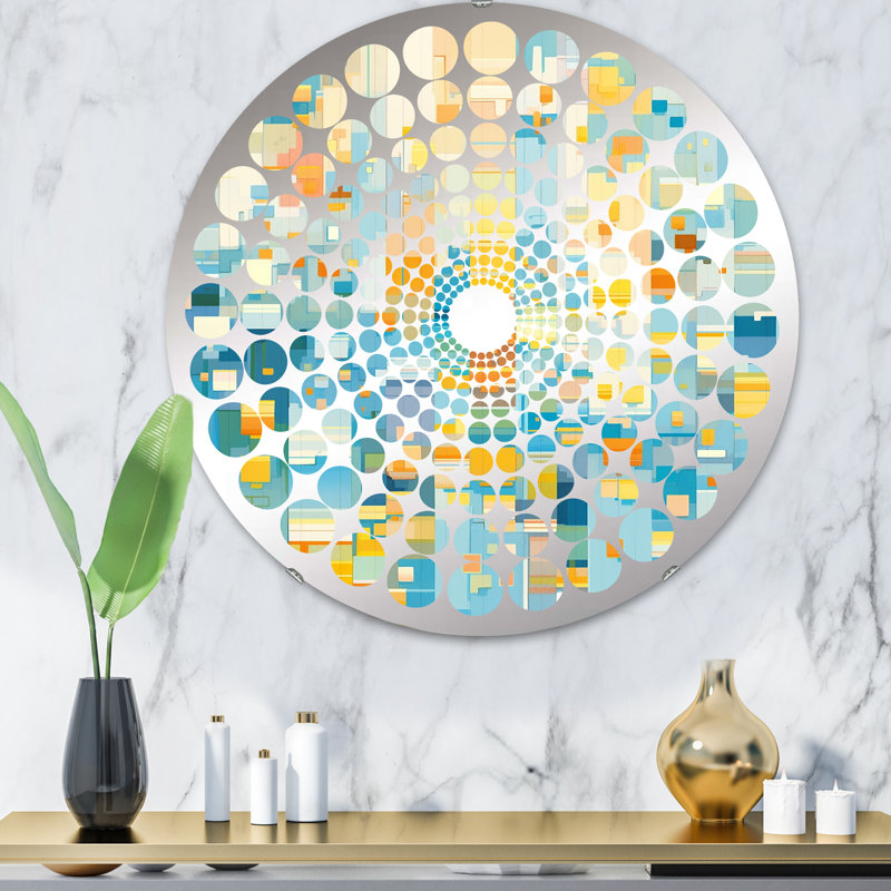 Miroir d'appoint Contemporary, 31,4 po x 31,4 po