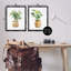 «Lush Houseplants in Wicker Pots», ensemble de 2 toiles flottantes encadrées par Lanie Loreth-1262741971-1262741970