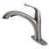 FlowCurve 8 in. Centerset 1-Handle Pull-Out Sprayer Kitchen Faucet with Deckplate in Brushed Nickel