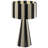 Renae Handwoven Cotton Thread Striped Table Lamp-111178357