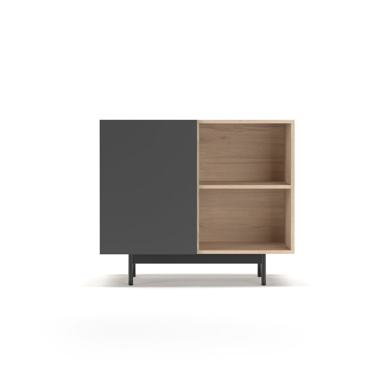 Jvonte Standard Accent Chest, Light Oak/Graphite