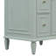 Meuble-lavabo de salle de bain avec tiroir rabattable, 2 tiroirs standard et tablette réglable-882346931