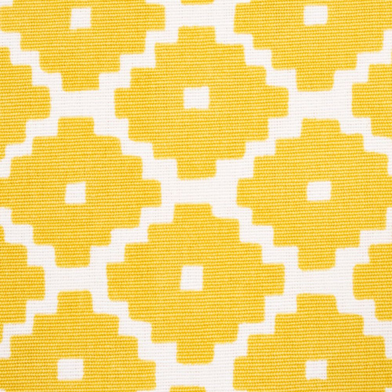 Tissu ziggourat, Jaune