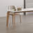 Natural Ash Wood Dining Table Chair Set-107498421
