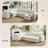 Convertible Sectionals With Storage, Corduroy Modern U Shape For Home