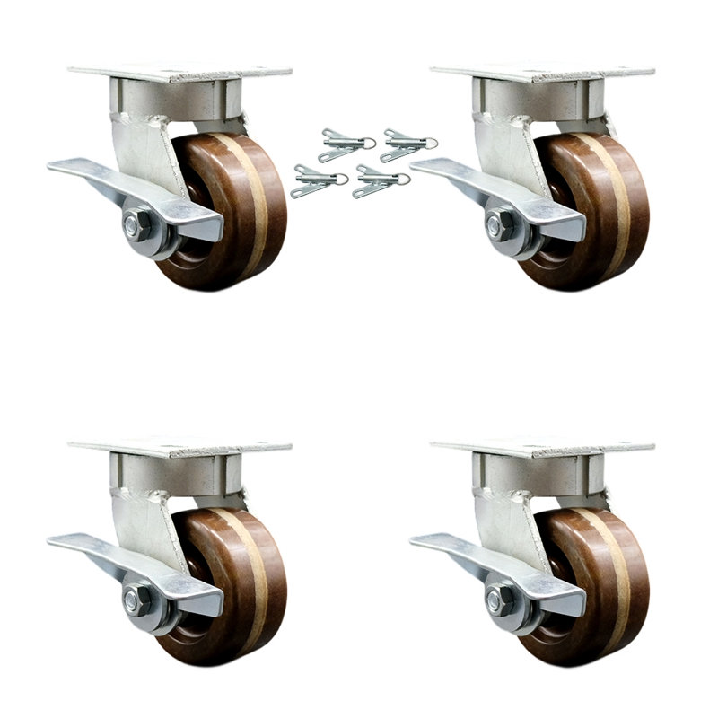 Kingpinless High Temp Phenolic Caster