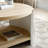End Table, Small Side Table, Nightstand With 2-Layer Storage Shelves