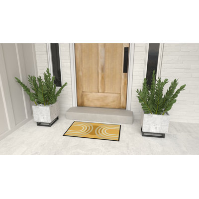 Rugs America Lianna Double Trouble LO90A 20"x31.5" Door and Kitchen Mat