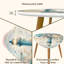 Ensemble de 2 tables d'appoint Triangle