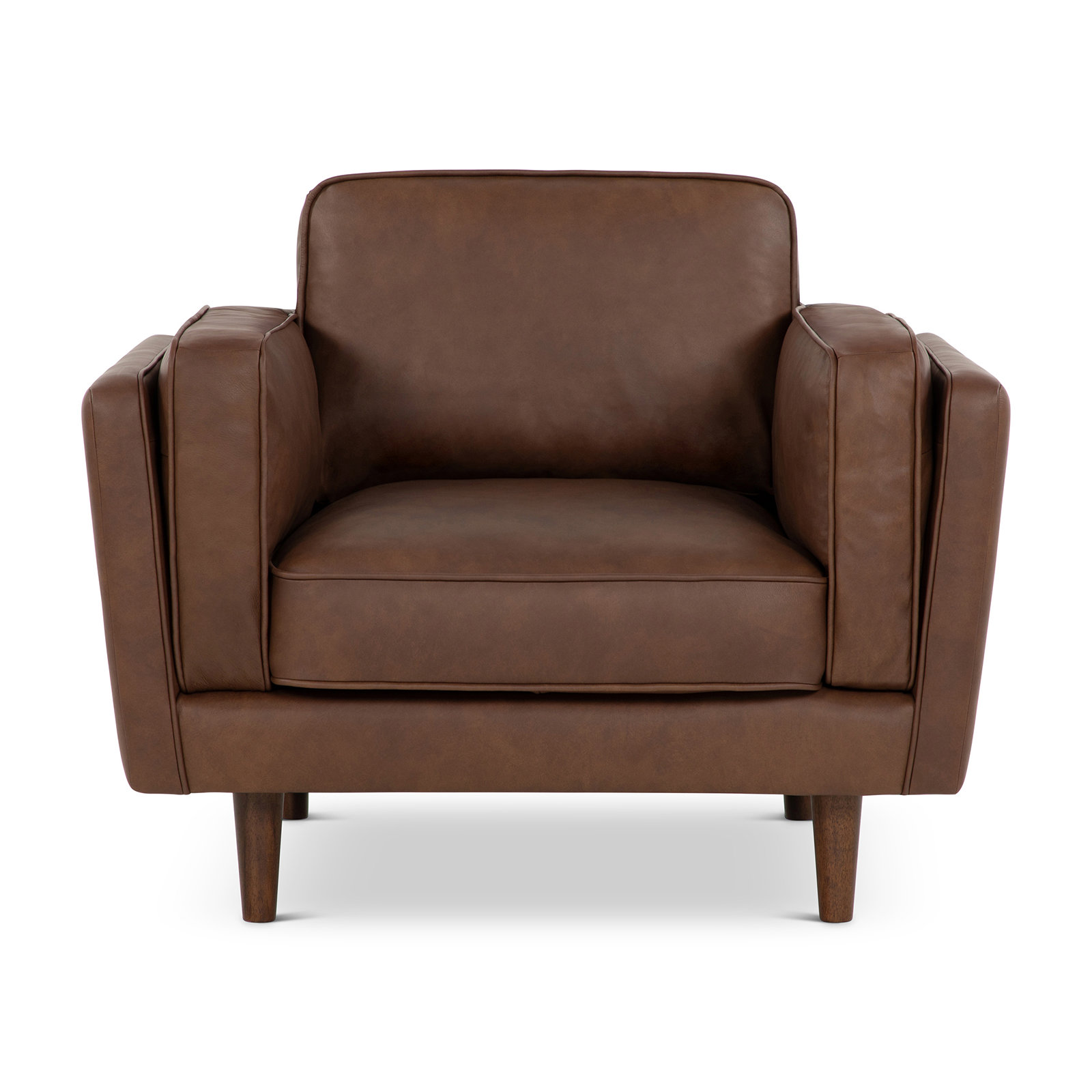 Noria Accent Chair - Dark Brown, Brown