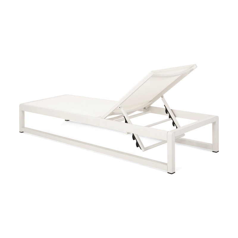 FAUTEUIL DE PLAGE MODESTA CHAISE, Blanc