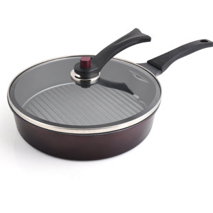 Aluminum Non-Stick Fry & Grill Pan