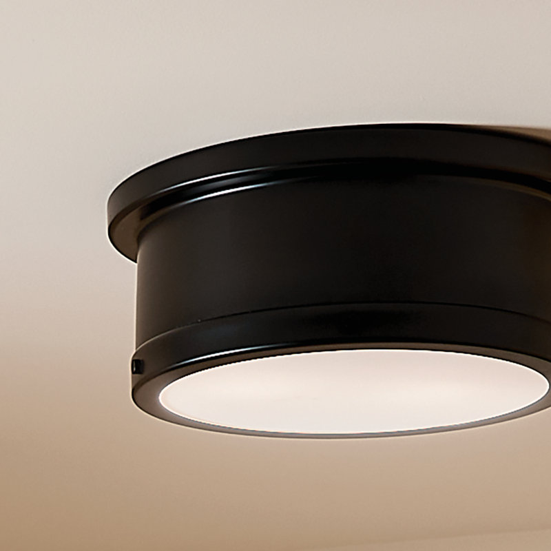 Serca Flush Mount, Black