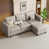 Similicuir gris est en rupture de stock