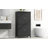 Elegant Bathroom Floor Storage Cabinet, Bathroom Storage Unit, Freestanding Cabinet With 4 Doors, Adjustable Shelves, Adaptable Shelves, Black-669530005