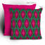 Wagner Campelo Ikat Leaves Throw Pillow-7494152