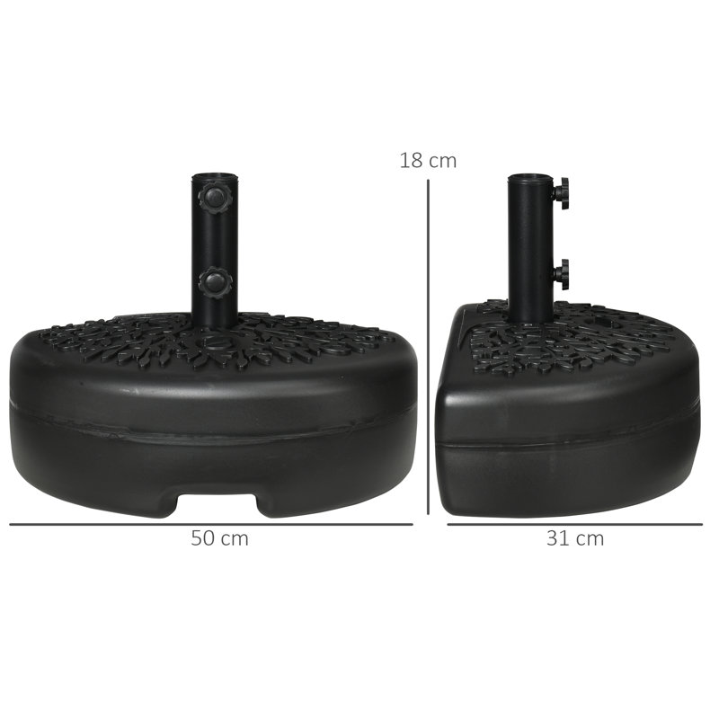 1kg Plastic Umbrella Base