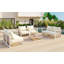 Ensemble de canapé modulaire en métal 7 pièces Modern Minimalist-1496596372