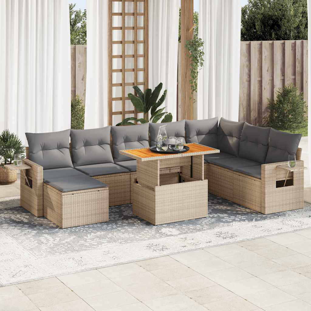 Gartensofa Antwain mit Kissen