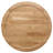 Brown Round Solid Wood Side End Table