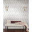 Graceful Geo Geometric Metallic Wallpaper Roll-2030095272
