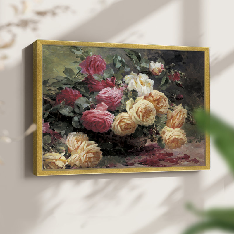 Roses Revisited -Framed Print - Restickable