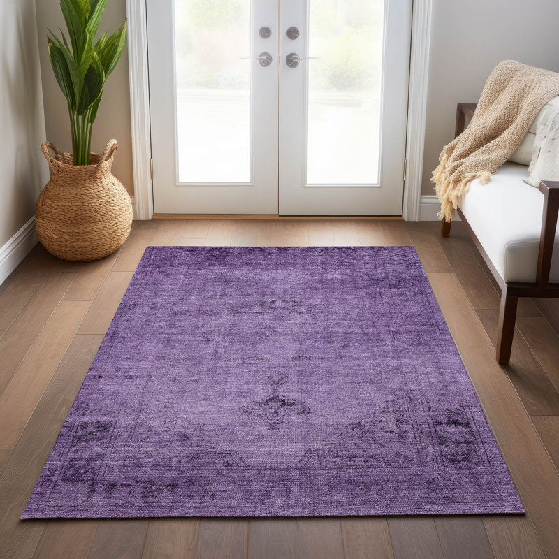 Tapis intérieur / extérieur Ayush, Rectangle 5 pi x 7 pi 6 po