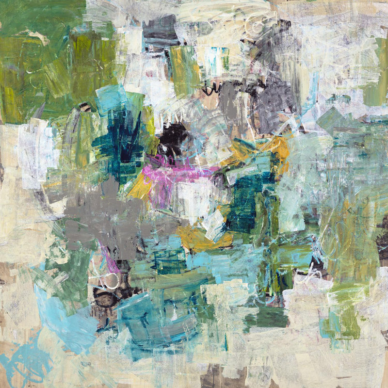 «Break The Intrusion On Canvas» par Daleno, reproduction d'art, H 54 po x l 54 po x P 1,5 po
