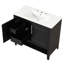 Meuble-lavabo multifonctionnel avec portes et tiroirs 36 po avec lavabo 36 po