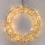 Faux Lighted Metal 18'' Wreath