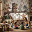 Papier peint animaux joyeux-904047478-904047475