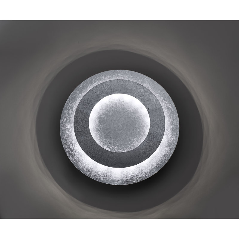Nevis Semi Flush Mount, Silver