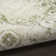 Haydel Oriental Machine Washable Power Loom Polyester Area Rug in Ivory/Green
