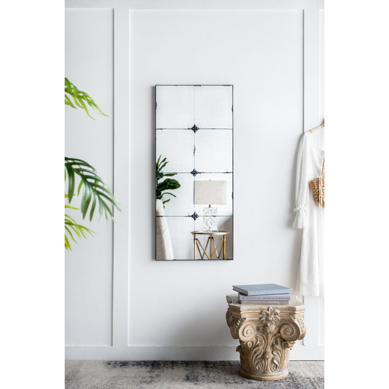 Miroir mural de salle de bain Emilio, Rectangulaire, 47 po x 20,9 po