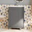 Petit meuble-lavabo moderne de 20 pouces avec lavabo en céramique - 20 * 15,5 * 33,3 pouces