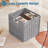 12" Collapsible Wicker Storage Baskets Storage Cubes Baskets Organizer Bins, 2 Pack-1107368305