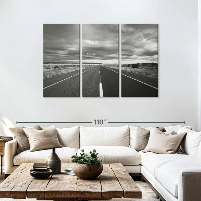 Mehar Open Roads, 48" H x 74" W