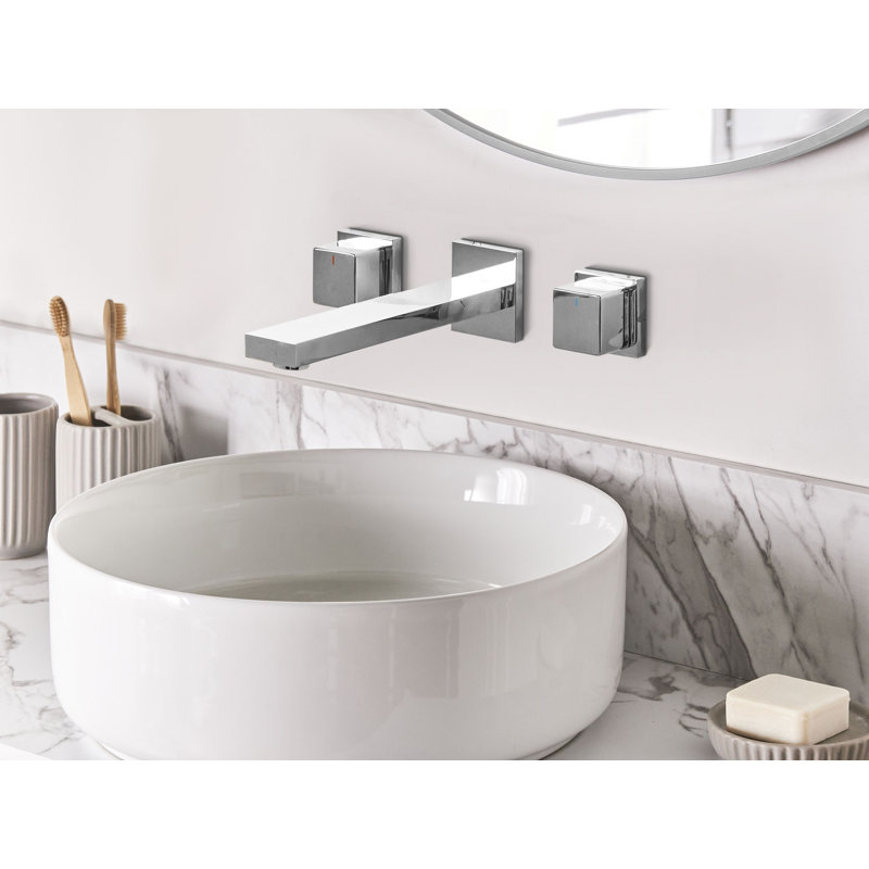 Wall Mounted Basin Mixer Tap PAILON, Silver