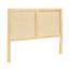 Mobilier de chambre à coucher contemporain contemporain en bois massif avec finition en pin naturel