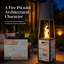 Square Propane Outdoor Fireplace-1144565484