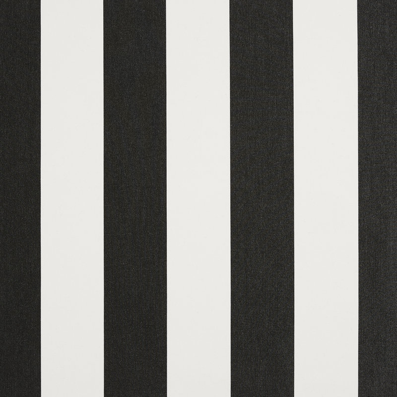 Coussin de sol intérieur / extérieur Metro Classic, Cabana classique à rayures noires Sunbrella®