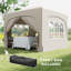 Outsunny 3 x 3(m) Pop Up Gazebo with Sides, Carry Bag, UPF50+-107770049