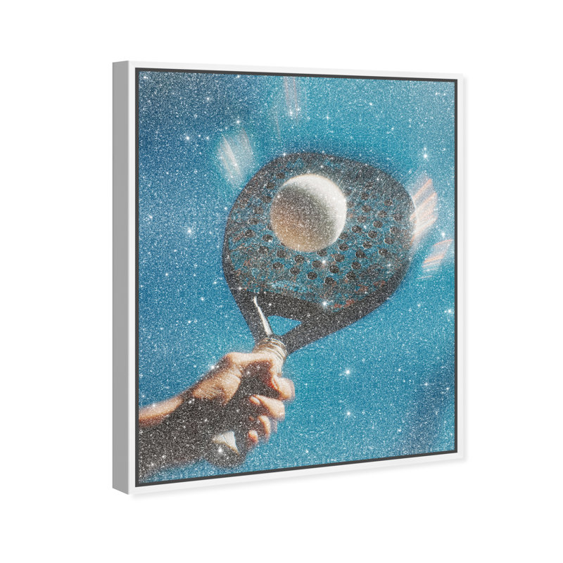 Instant Momentum Print by Oliver Gal, 31"H x 25"W, White Floater Frame