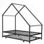Lit plateforme simple en métal avec lit gigogne Wendelin par Harper Orchard