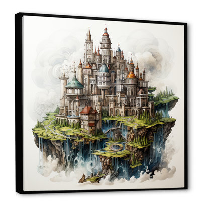 " Mystic Drawing Of A Castle IV "