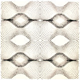 Karim Rashid - 'Gamma White/Black' Rug 6' X 6'